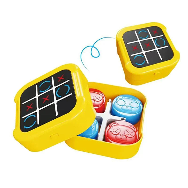 Electronic Chessboard Tic Tac Toe Multifunctional Children's Education Strategy Toy  Parent-Child Fun Interactive Brain Game